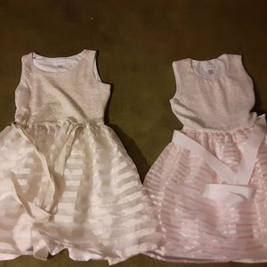 2 girls' dresses